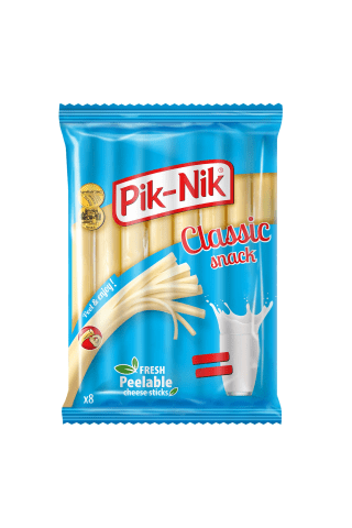 Šviežios plėšomos sūrio dešrelės PIK-NIK CLASSIC, 40% riebumo, s.m. 160g