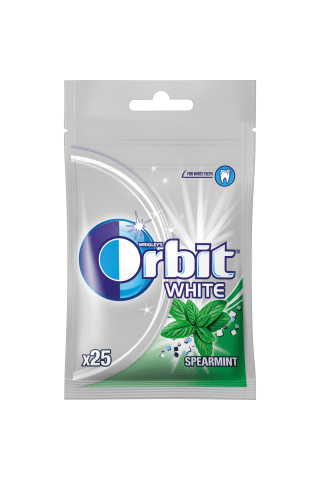 Becukrė mėtų skonio kramtomoji guma su saldikliais ORBIT, 25 vnt, 35 g