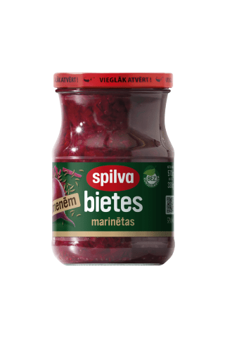 Marinētas bietes Spilva ar ķimenēm 570g