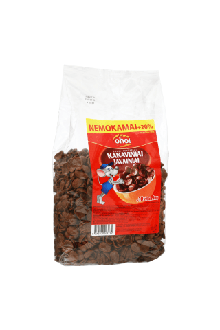 Sausi pusryčiai kakaviniai javainiai OHO, 600 g
