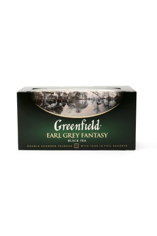 Melnā tēja Greenfield Earl Grey 25x2g