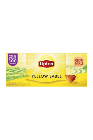 Melnā tēja Lipton 100x2g