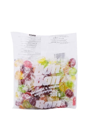 Karameles Bon Bon ar augļu garšu 500g