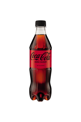 Gazuotas gerimas coca cola 0.5 l zero