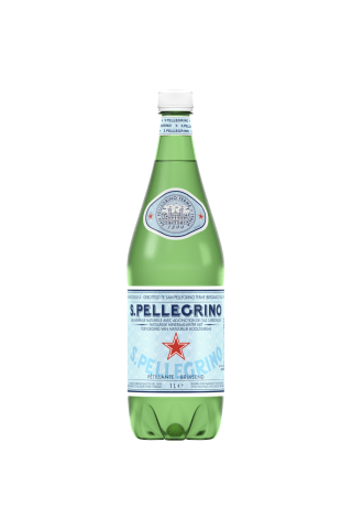 Gazuotas natūralus mineralinis vanduo S.PELLEGRINO, 1 l