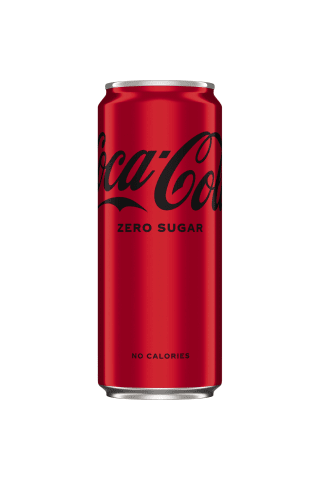 Gāzēts dzēriens coca cola zero 0.33l