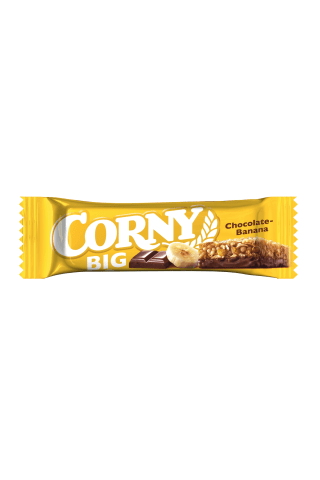 Graudaugu batoniņš Corny Big ar piena šokolādi un banāniem 50g