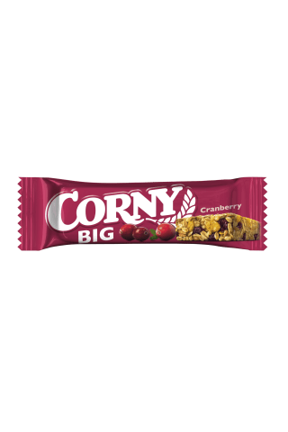 Javainių batonėlis su saldintomis spanguolėmis CORNY BIG, 50 g