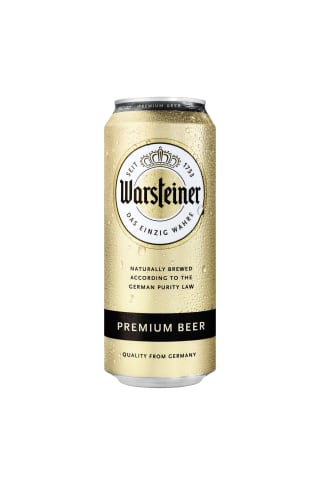Alus Warsteiner premium 4.8% can 0.5l