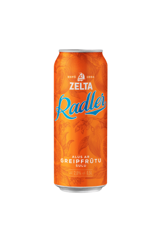 Alus Zelta Radler greipfrūtu 2% 0,5l