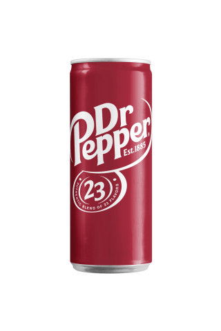 Gazuotas gėrimas Dr. pepper, 0,33l
