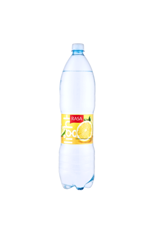 Citrinų skonio gazuotas stalo vanduo RASA LIGHT MINERALS, 1,5 l