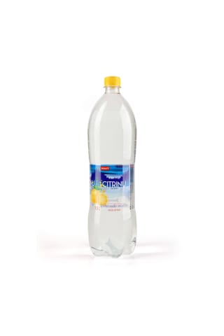 Citrinų skonio gazuotas geriamasis vanduo RIMI, 1,5 l