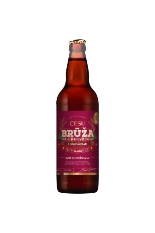 Alus Brūža ķiršu sārtais 4,5% 0,5l