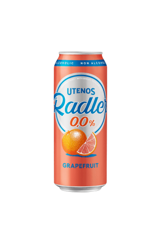 Nealkoholinis alaus kokteilis UTENOS GRAPEFRUIT, 0,5l
