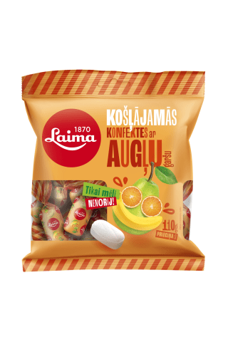 Vaisių skonio kramtomieji saldainiai DRAAKON, 110 g