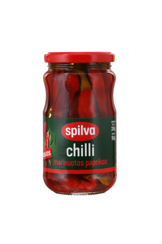 Aitrieji marinuoti pipirai SPILVA, 330 g