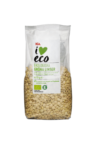 Lēcas I Love Eco zaļās 400g