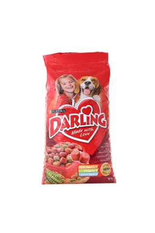 Sausas šunų ėdalas su mėsa DARLING, 15 kg