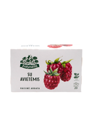 Vaisinė arbata su avietėmis ŽOLYNĖLIS, 20 pak., 50 g
