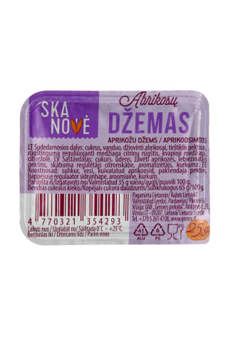Abrikosų džemas SKANOVĖ, 25g