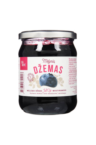 Mėlynių džemas SKANOVĖ, 540g