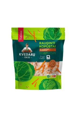 Rauginti kopūstai maišelyje, 1 kg