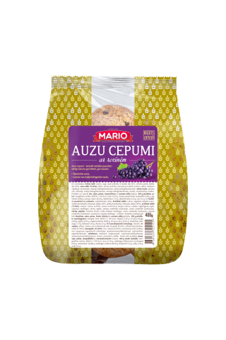 Cepumi auzu pārslu ar rozīnēm 400g