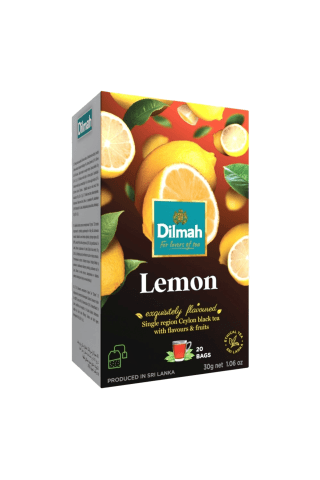 Melnā tēja Dilmah citronu 20x1,5g