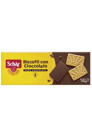 Cepumi Schaer biscotti ar šokolādi 150g