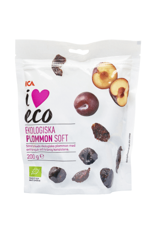 Žāvētas plūmes Ica Eco mīkstas 200g