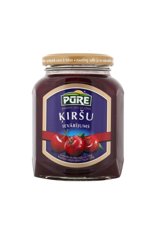 Ievārījums Pūre ķiršu stikla burciņā 410g