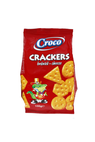 Krekeri Croco ar siera garšu 100g