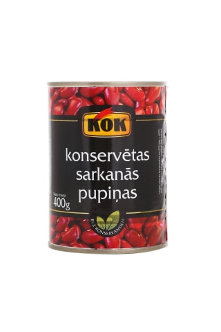 Pupiņas sarkanās konservētas 400g