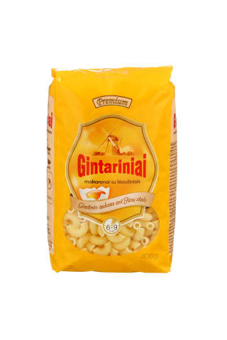 Makaronai su kiaušiniu GINTARINIAI, 400 g