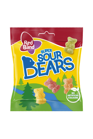 Želejkonfektes RedBand Sour Bears 100g