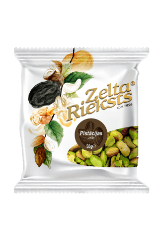 Lobītas zaļās pistācijas 50g