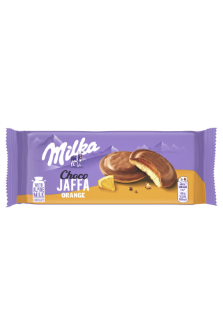 Sausainiai su apelsinais MILKA JAFFA, 147 g