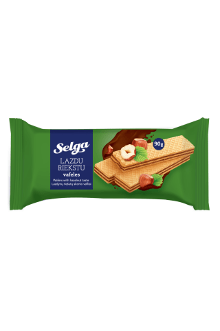 Vafeles Selga ar lazdu riekstiem 90g