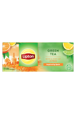 Zaļā tēja Lipton citrus 25tm 33g