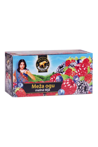 Melnā tēja Možums meža ogu 20tm 30g