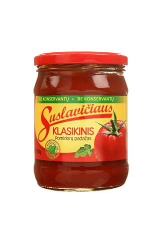 Pomidorų padažas SUSLAVIČIAUS Klasikinis, 500 g