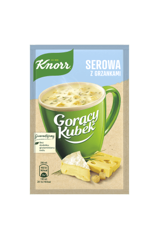 Sūrio sriuba su skrebučiais KNORR, 22 g