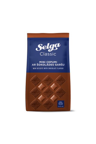Cepumi Selga ar šokolādes garšu 250g