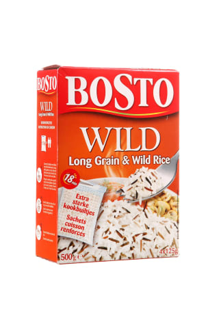 Laukinių ryžių mišinys bosto 4x125g