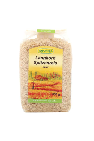 Rīsi graudaugu nepulētie Rapunzel ECO 500g