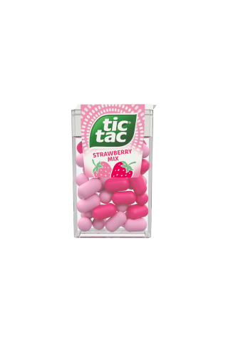Tic Tac Strawberry Mix Dražejas 18G