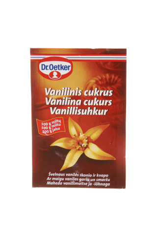 Vanilinis cukrus su natūralia vanile DR.OETKER, 8 g