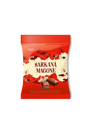 Šokolādes konfektes Sarkanā magone 160g