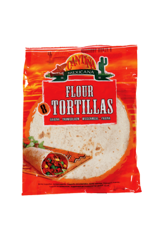 Tortilijos CANTINA 8 vnt, 340 g